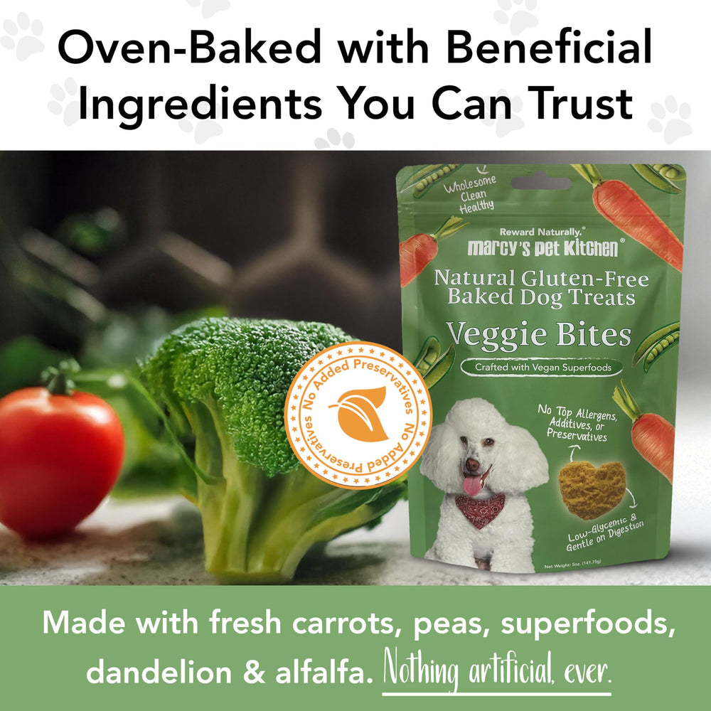 Marcy's Pet Kitchen ingrédients pois, fibres naturelles pour le transit.