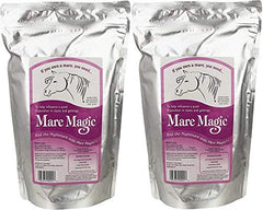 Mare Magic: bouteille de compléments calmes pour jument, favorise une attitude plus sereine lors des soins.