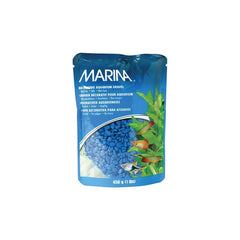 Marina gravier décoratif bleu pour aquarium, couleur vive sans modifier la chimie de l'eau.