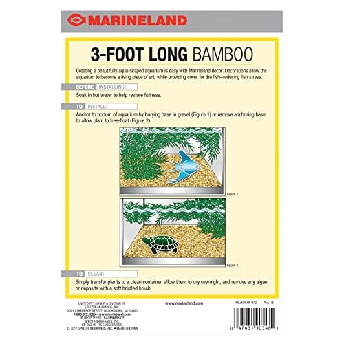Marineland Bambou 3 pieds – habitat naturel pour l’écosystème aquatique
