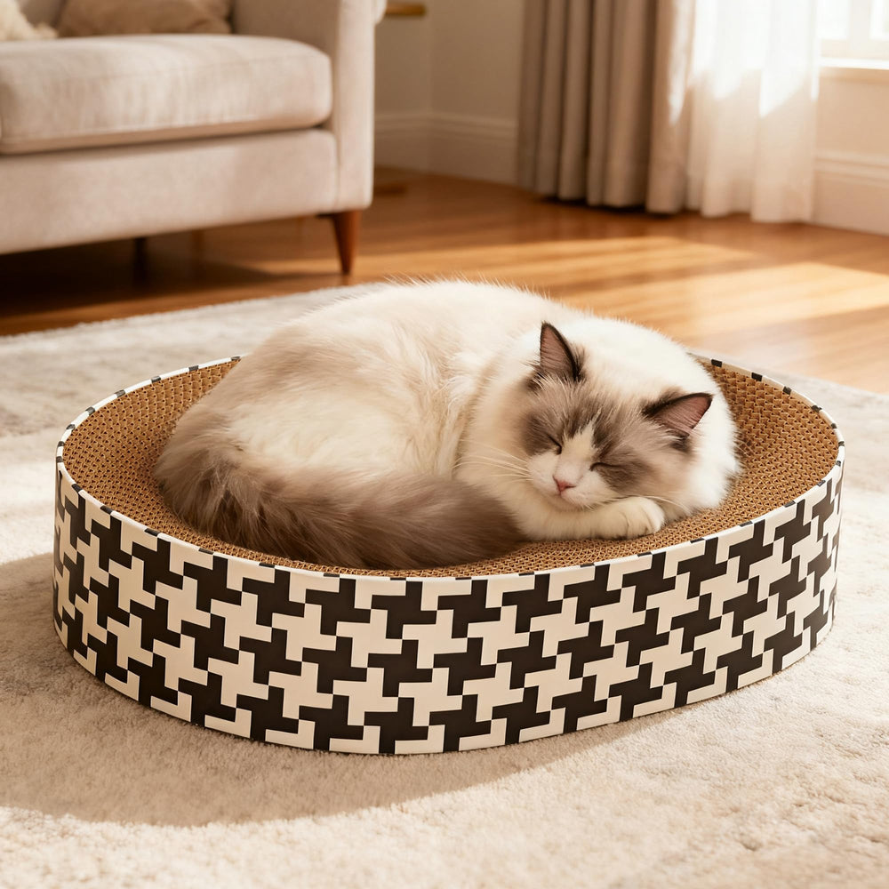 Markarbarka bol chat confort round, zone ronde idéale pour sieste et griffures.