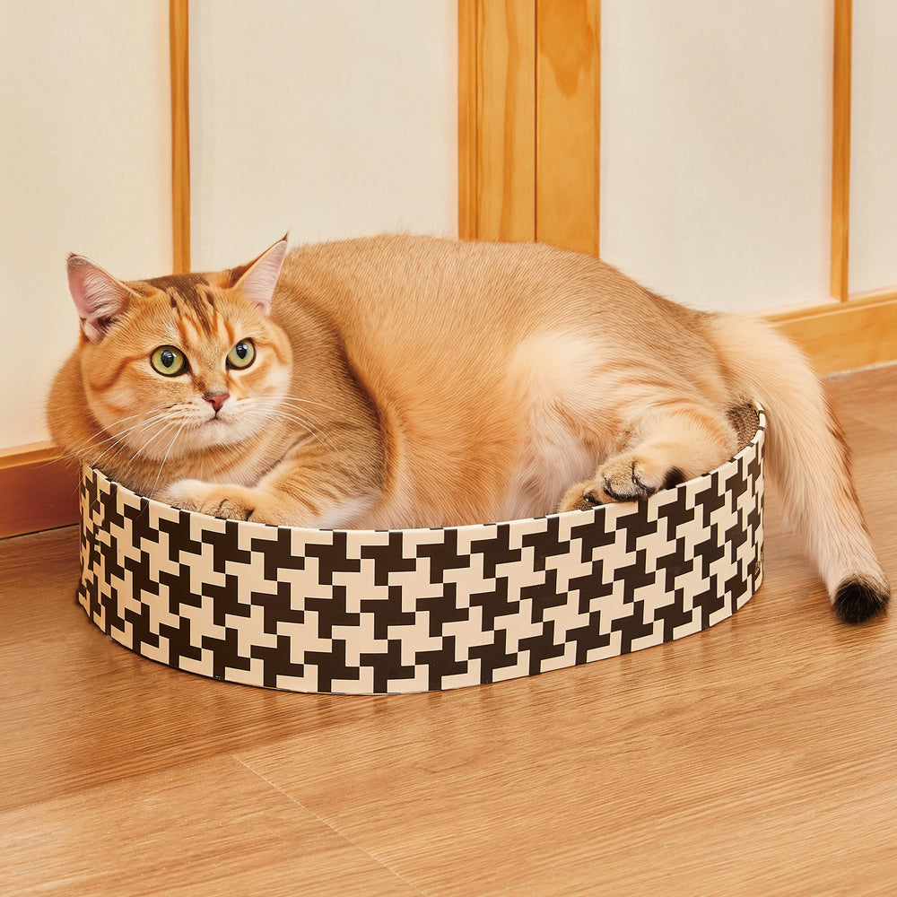 Markarbarka carton recyclé interieur, matériau sûr et écoresponsable pour chats.