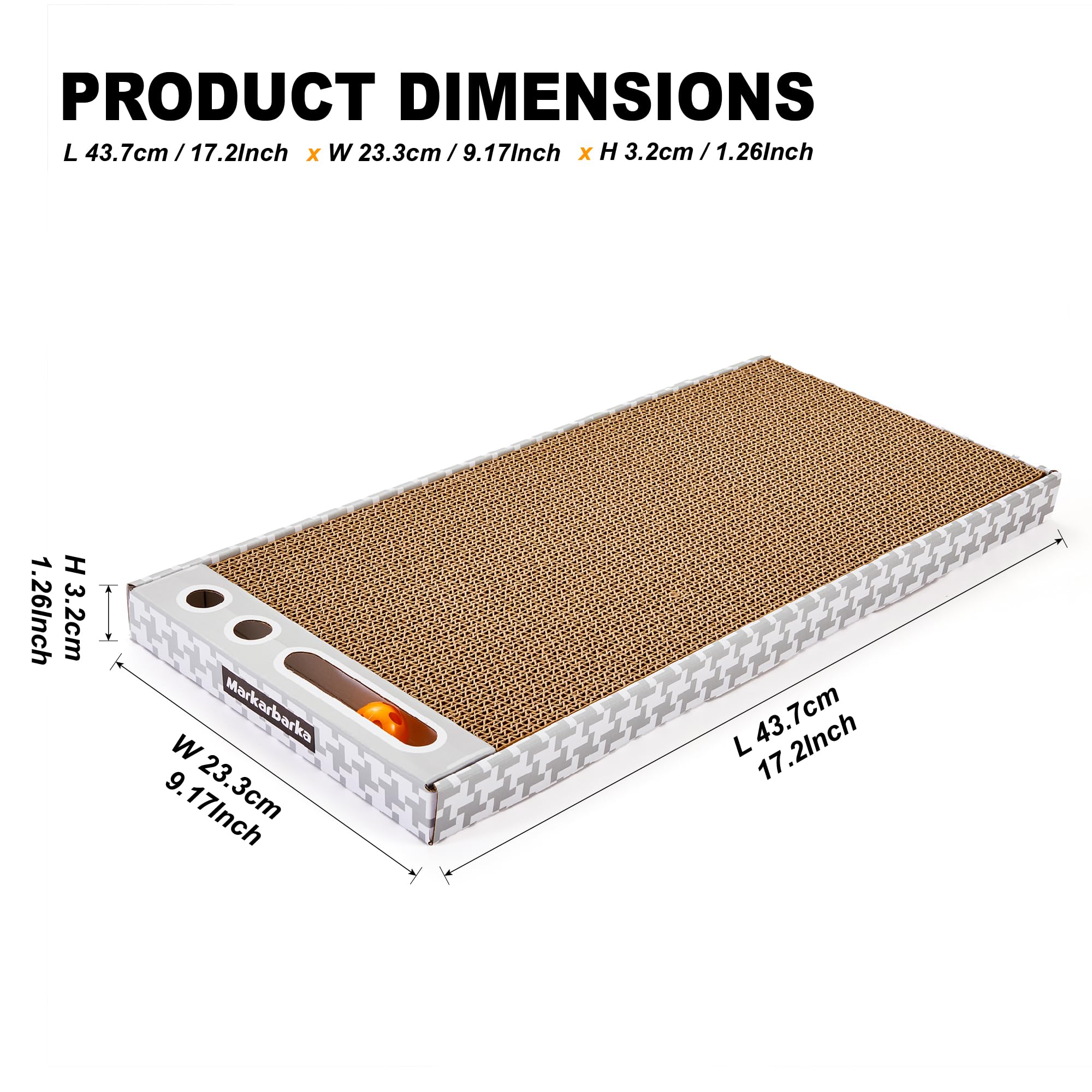 Planche griffage réversible Markarbarka, double face durable pour deux usages.