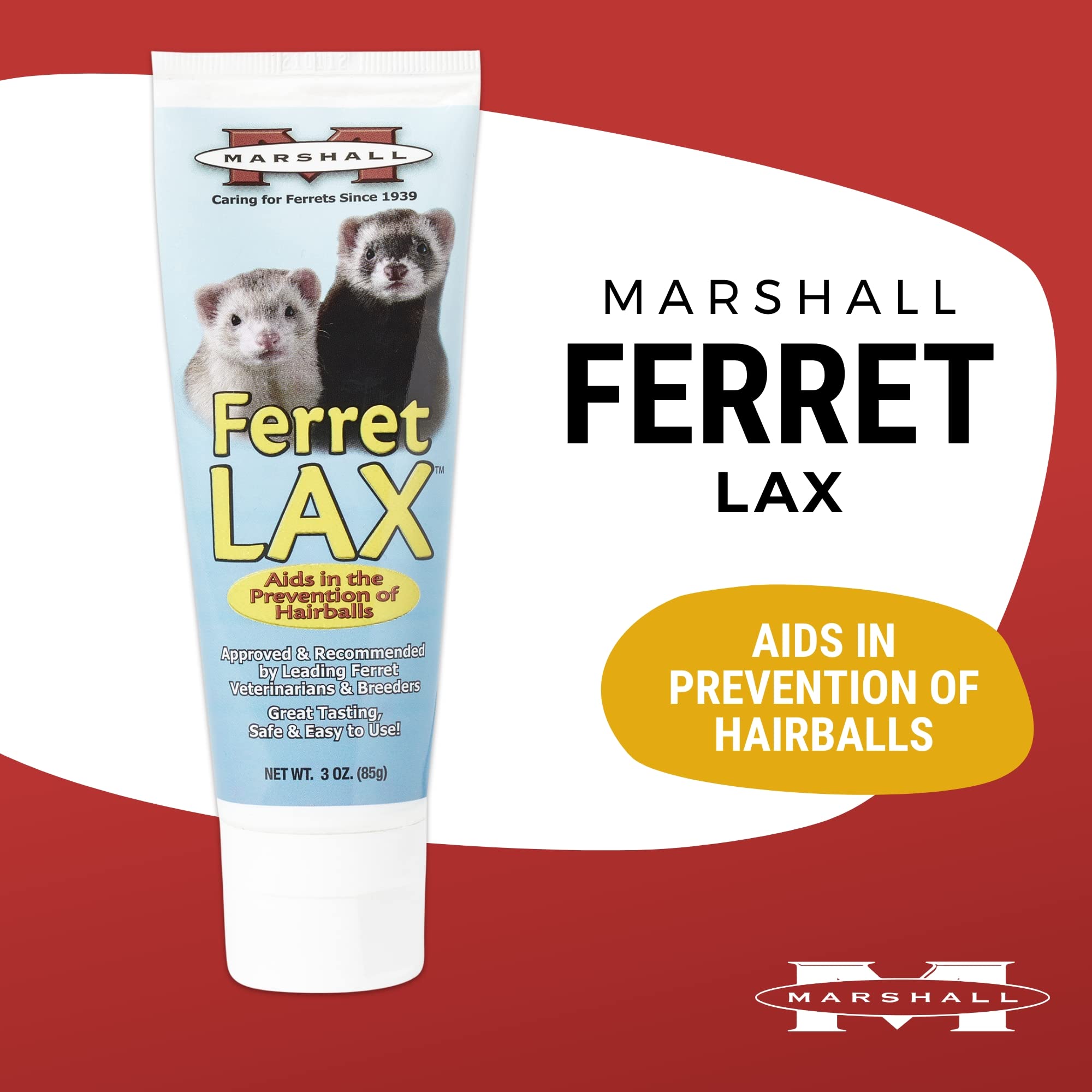 Marshall Ferret Lax – texture crème, administration facile.