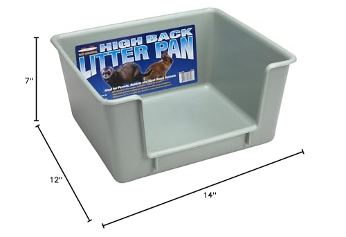 Litière Marshall pour furet, surface lisse et nettoyage rapide.