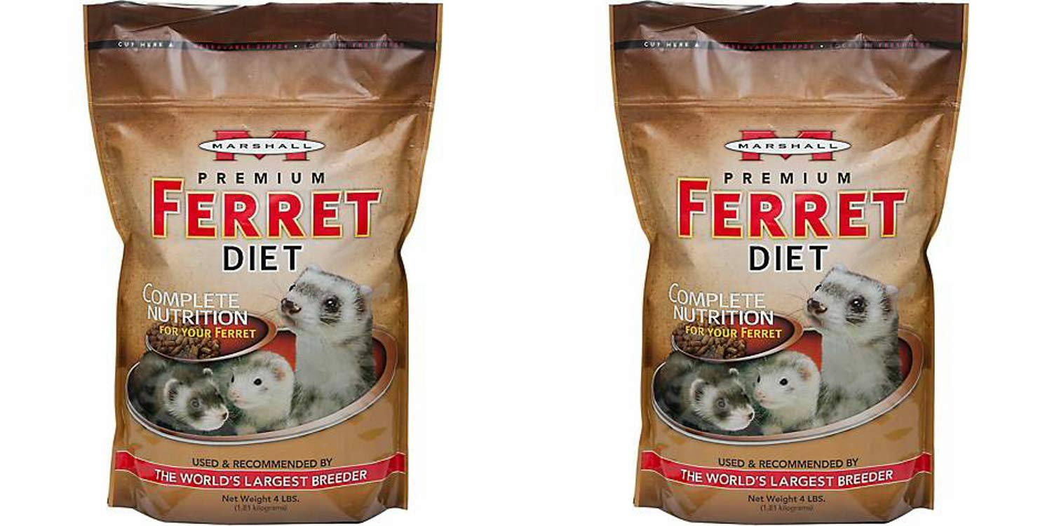 Lot de deux sacs Marshall Premium pour furet, pratique et économique.