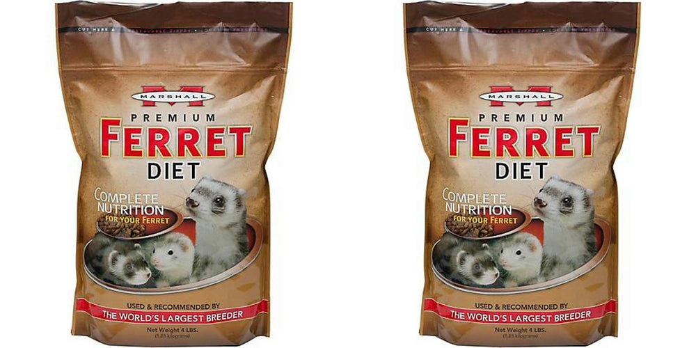 Lot de deux sacs Marshall Premium pour furet, pratique et économique.