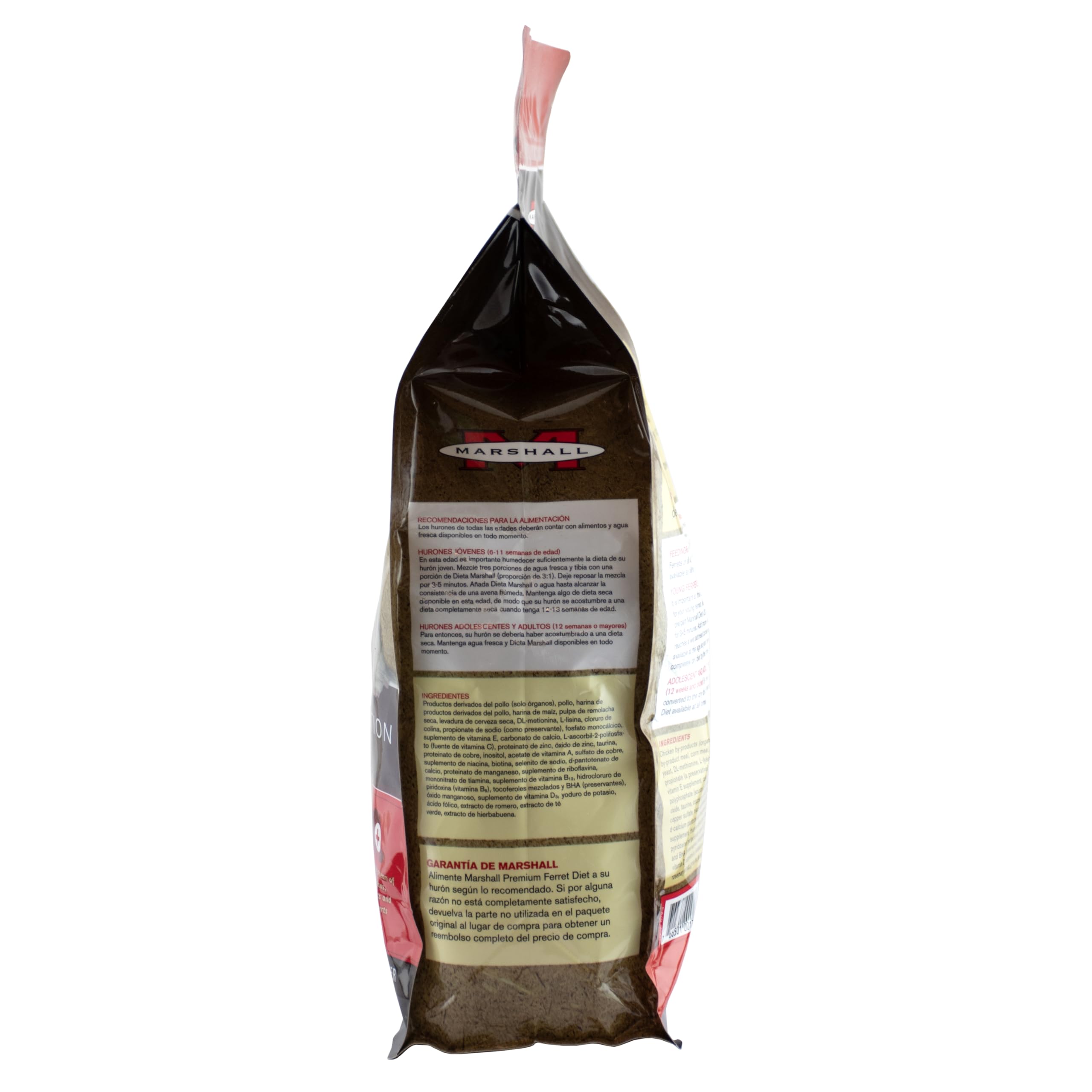 Marshall Premium Ferret Diet – emballage 4 livres, pratique pour rationnement quotidien