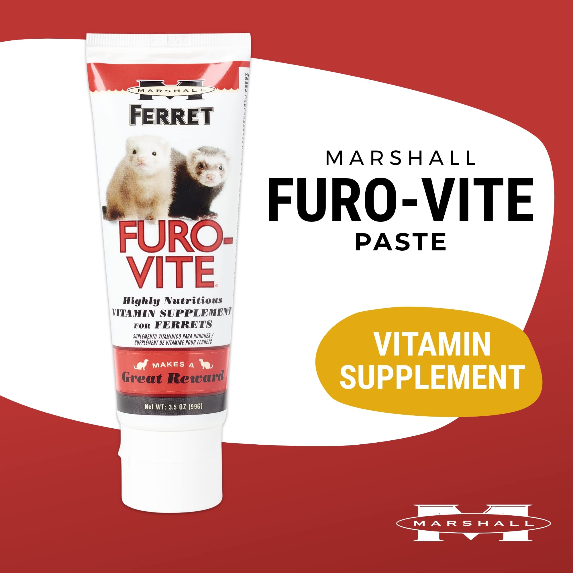 Furo-Vite Marshall, application sur nourriture pour furet et dose adaptée
