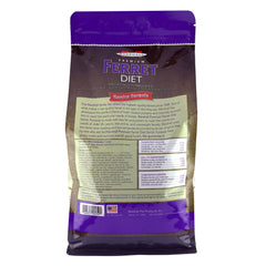 Marshall Premium Ferret Diet Senior: croquettes favorisant digestion stable et selles régulières.