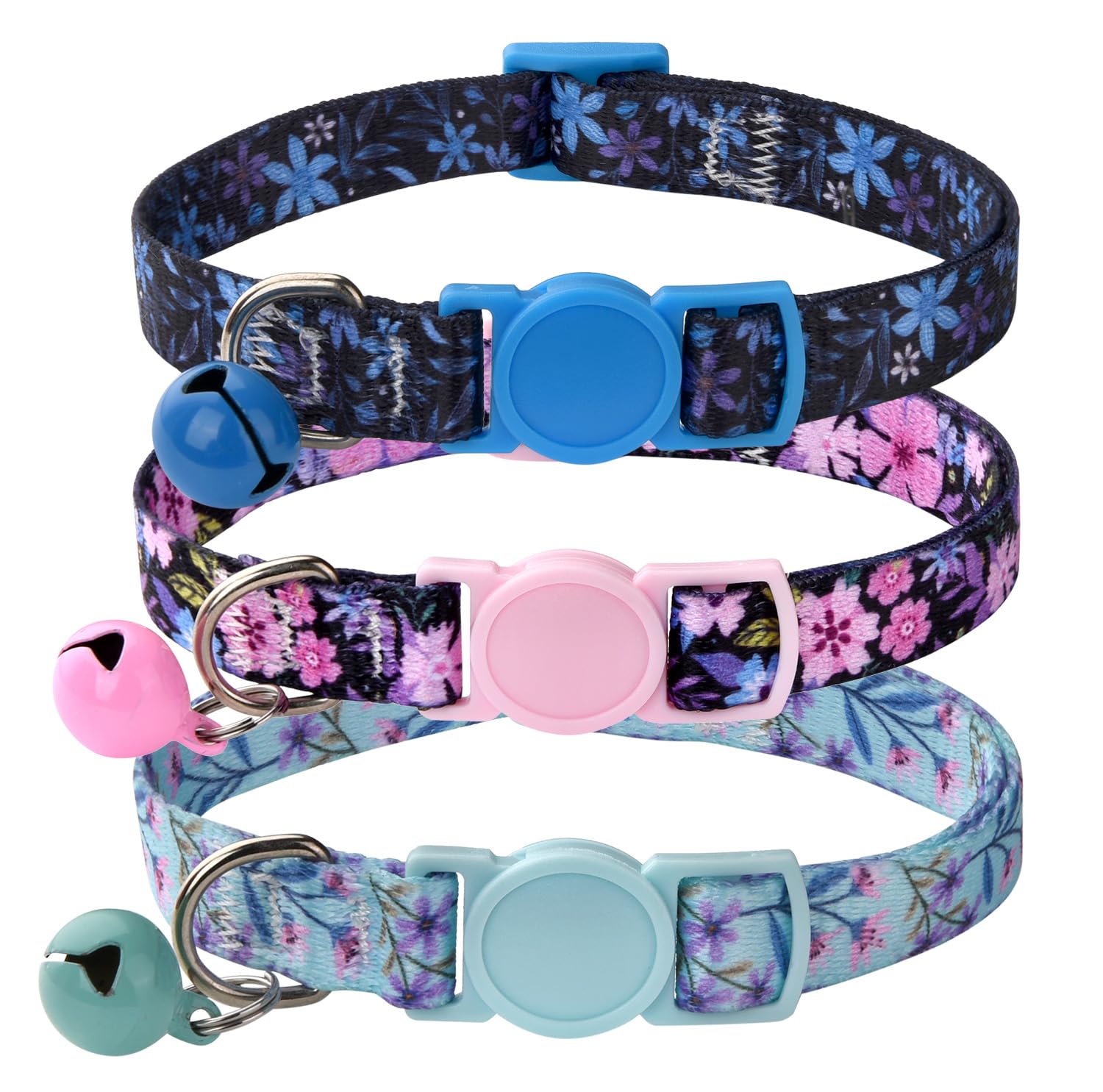 Collier MarukoPet pour chat – ensemble de 3, style bohème pour le quotidien.