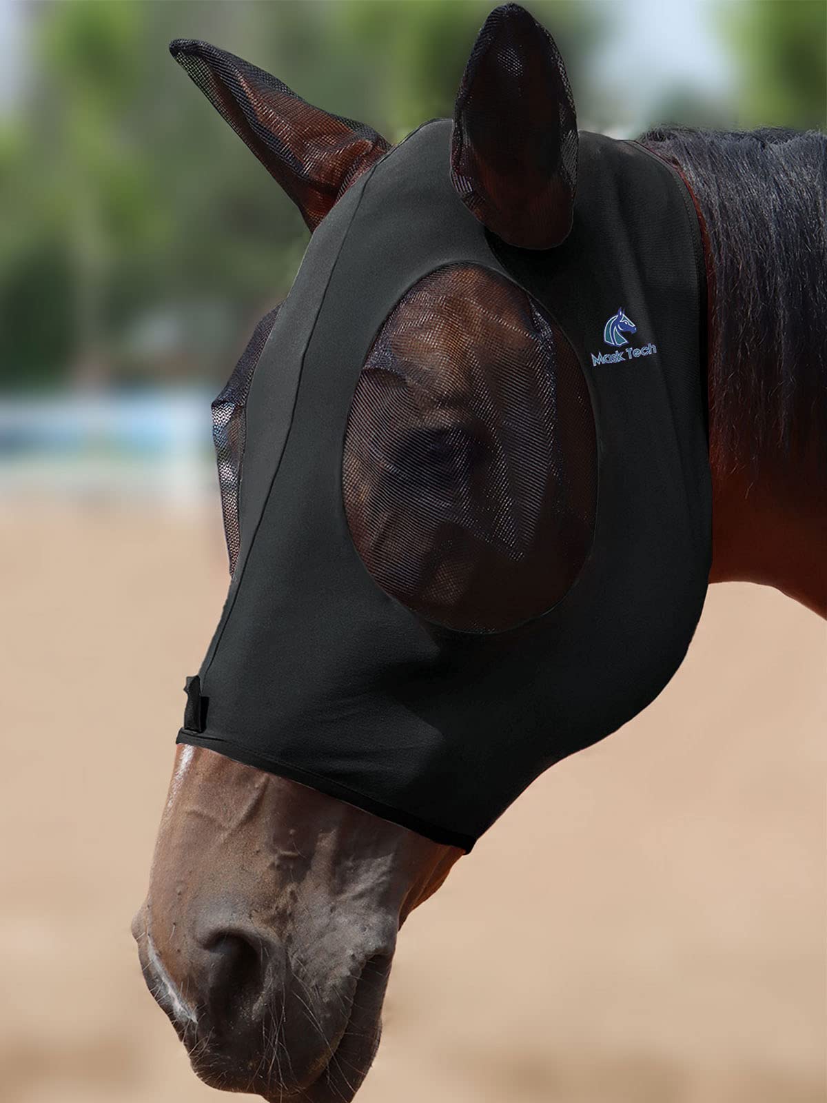 Mask-Tech confort respirant et protection UV pour les sorties par temps chaud.