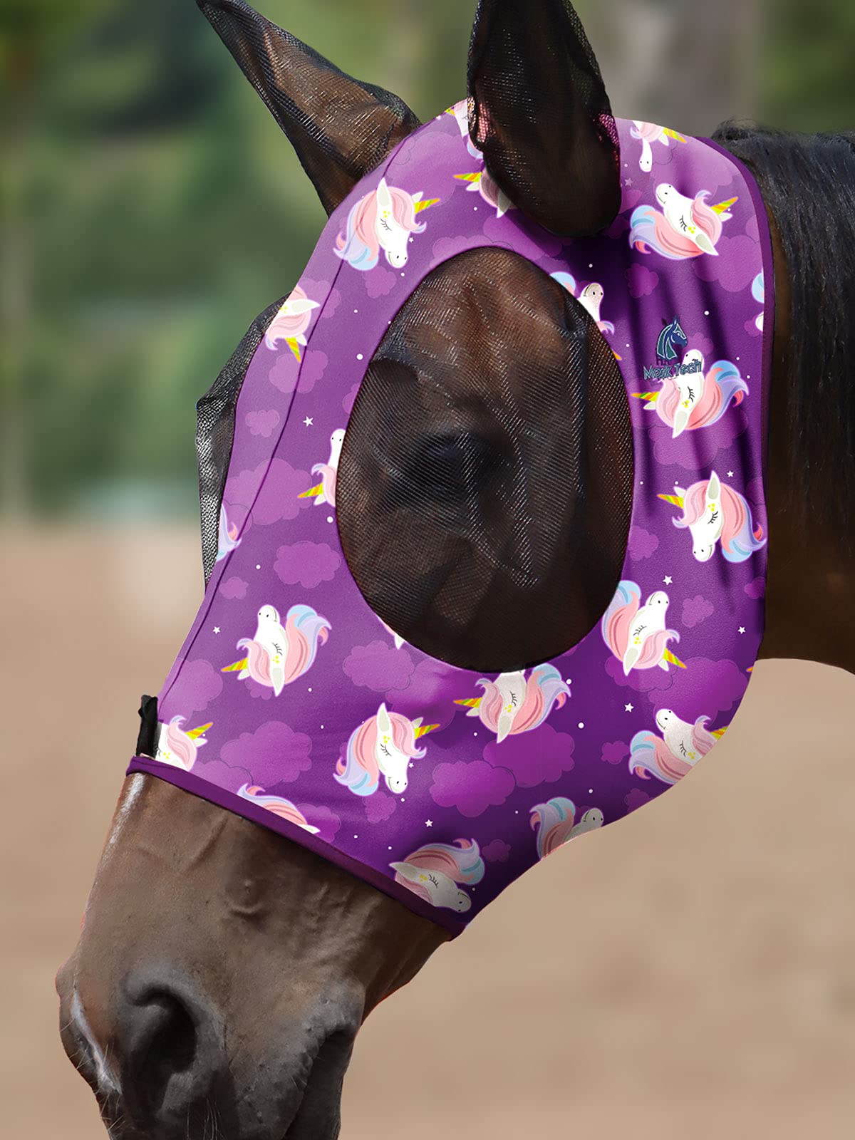 Mask-Tech masque cheval léger et confortable, idéal par temps chaud.