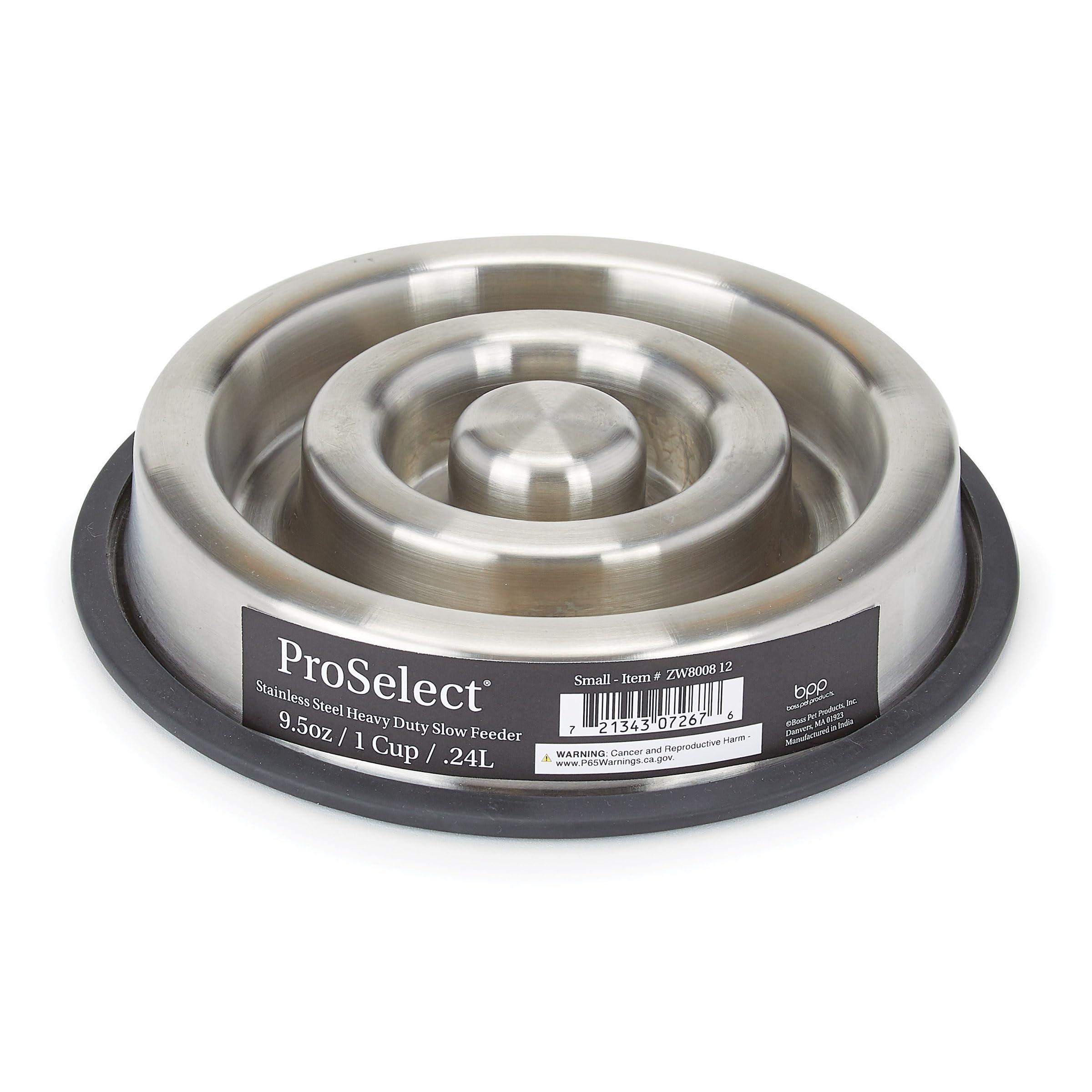 Master Grooming Tools ProSelect bol lent chien, favorise une alimentation plus lente et maîtrisée.
