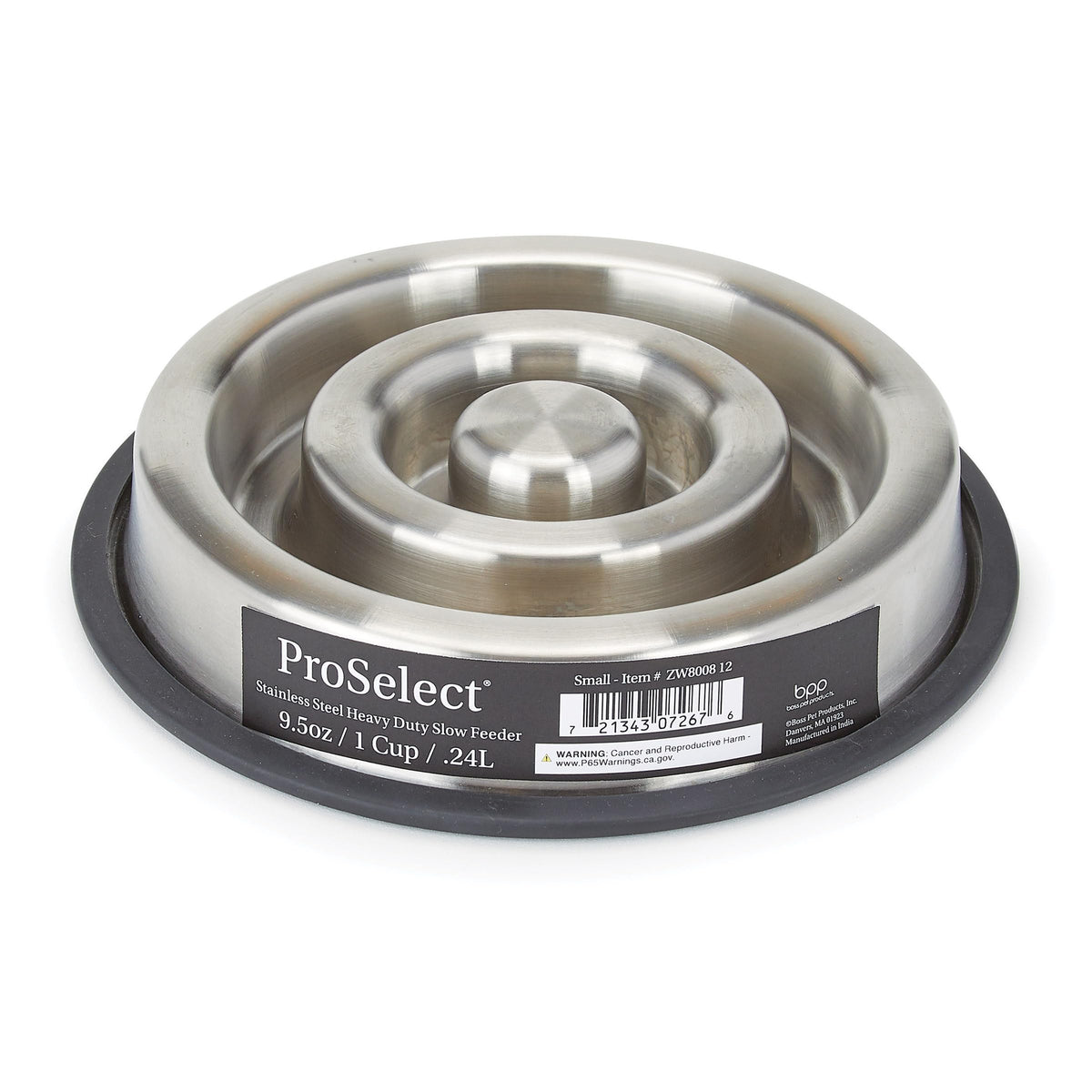 Master Grooming Tools ProSelect bol lent chien, favorise une alimentation plus lente et maîtrisée.