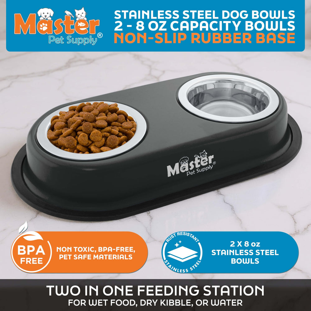 Base-elevee-pour-chiens-et-chats: posture confortable lors des repas.