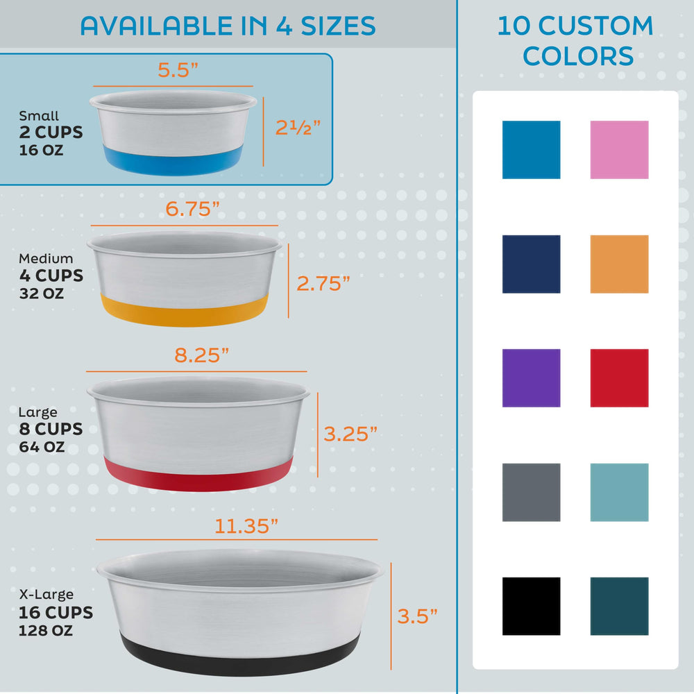 Base en silicone extra epaisse pour une surface stable et silencieuse.