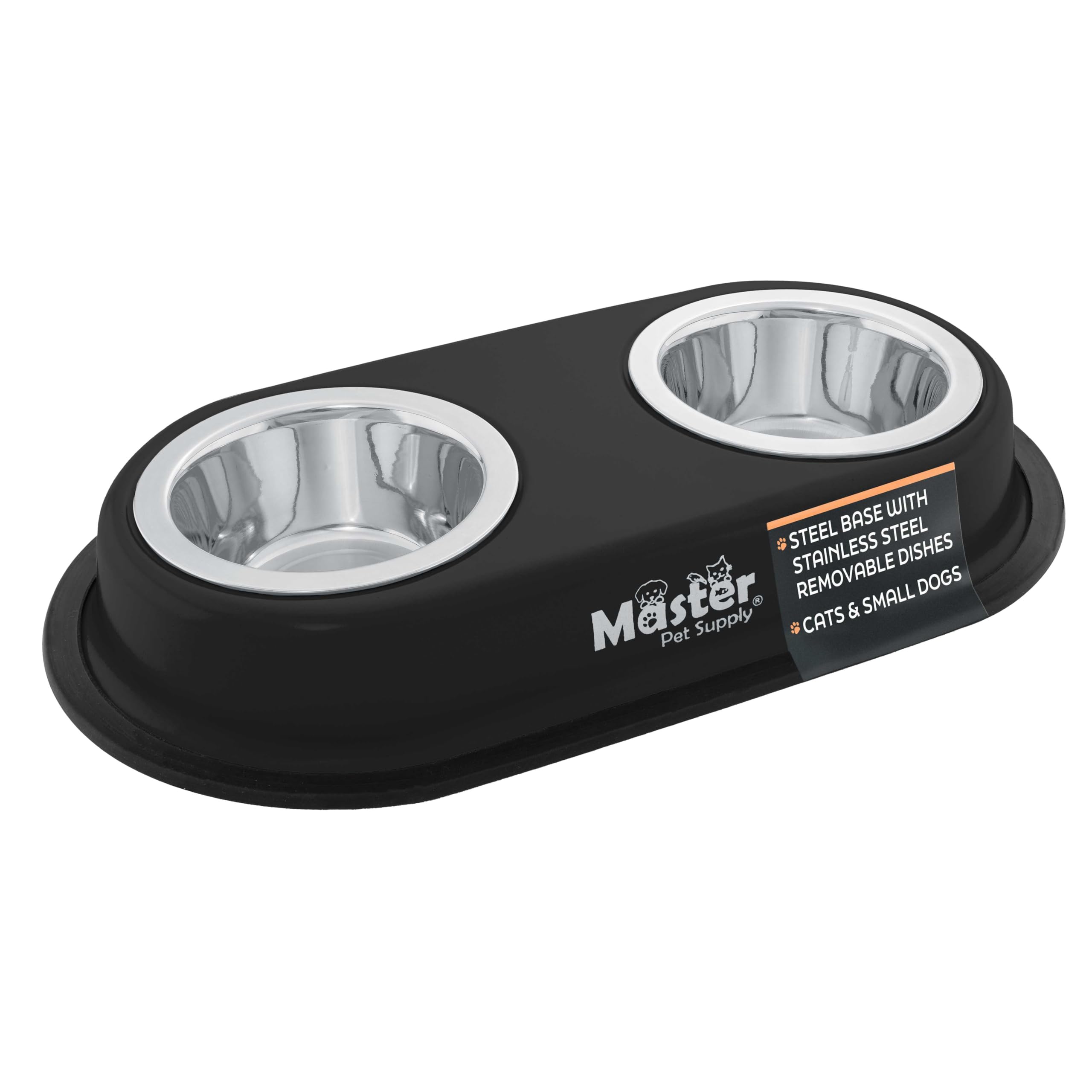 Master Pet Supply ensemble-bols-eleves: station d'alimentation pratique pour chiens et chats.