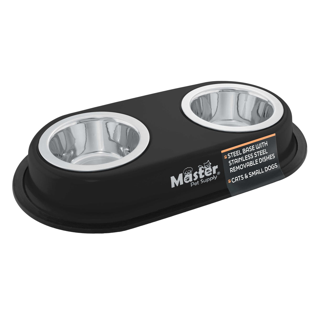 Master Pet Supply ensemble-bols-eleves: station d'alimentation pratique pour chiens et chats.