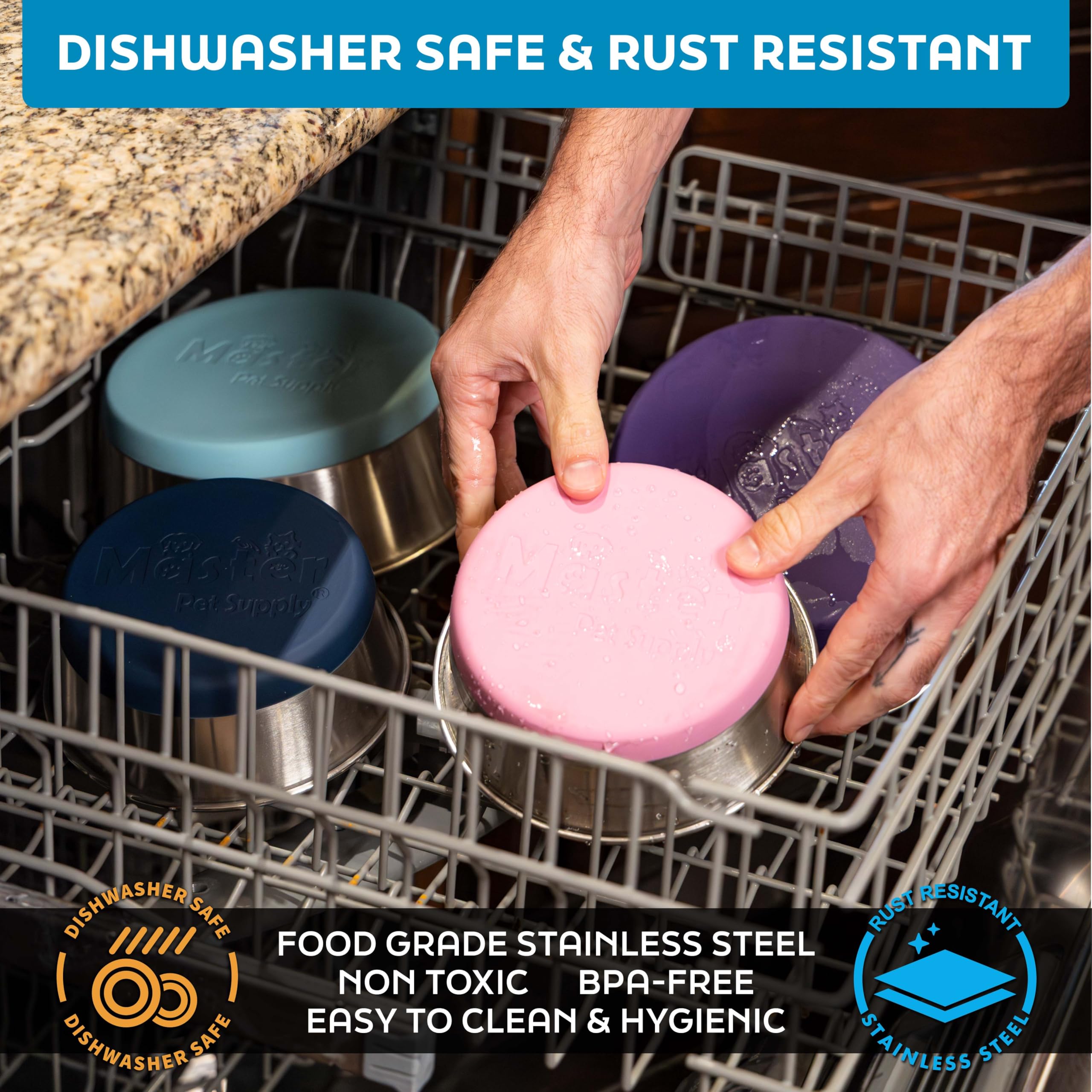 Utilisation intérieur et extérieur Master Pet Supply bol robuste pour tous animaux.