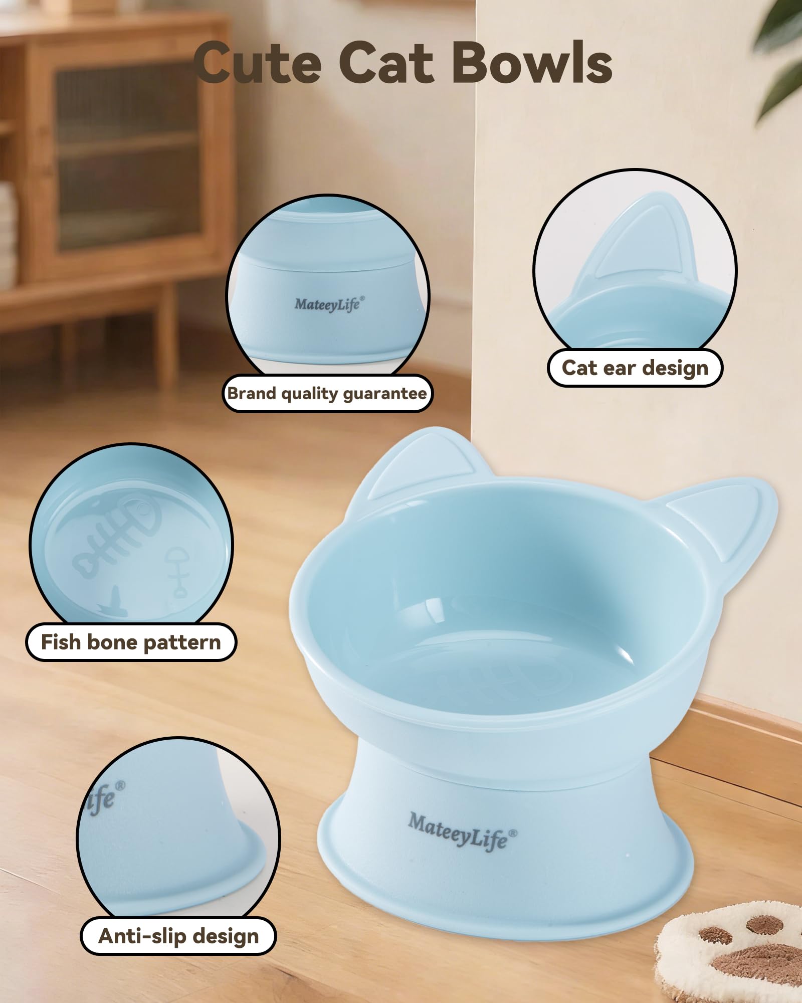Bol MateeyLife montage rapide et stable pour repas sereins.