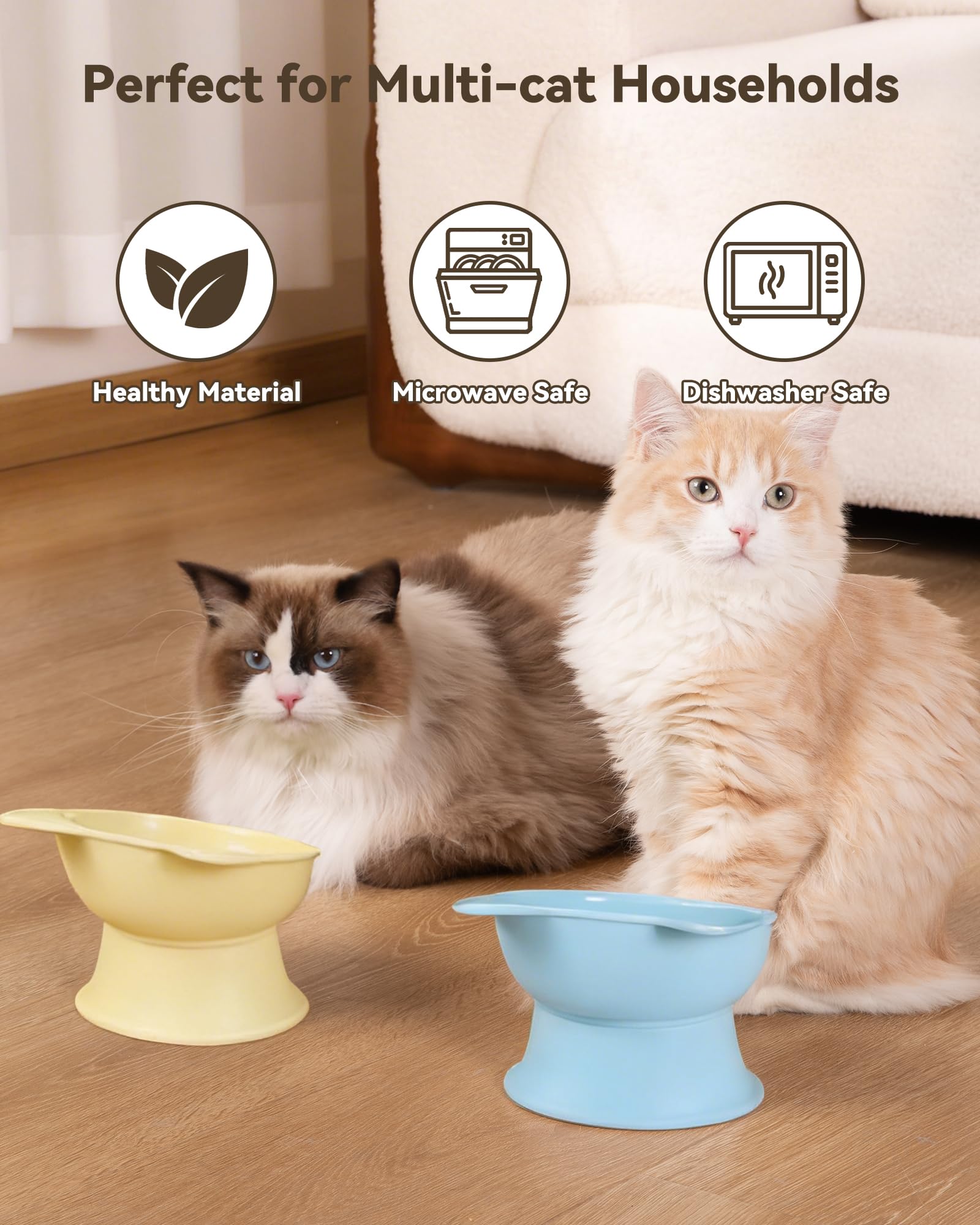 Bol MateeyLife multi-animaux, idéal pour chats et petits chiens.
