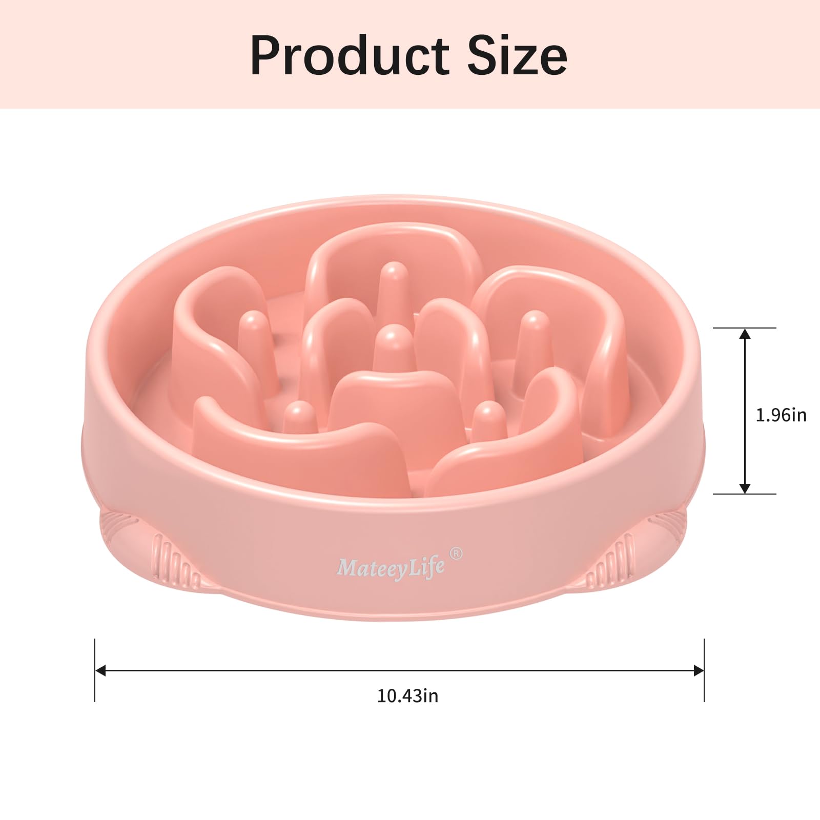 Design labyrinthique MateeyLife, bol puzzle stimulant l’exploration lors des repas.