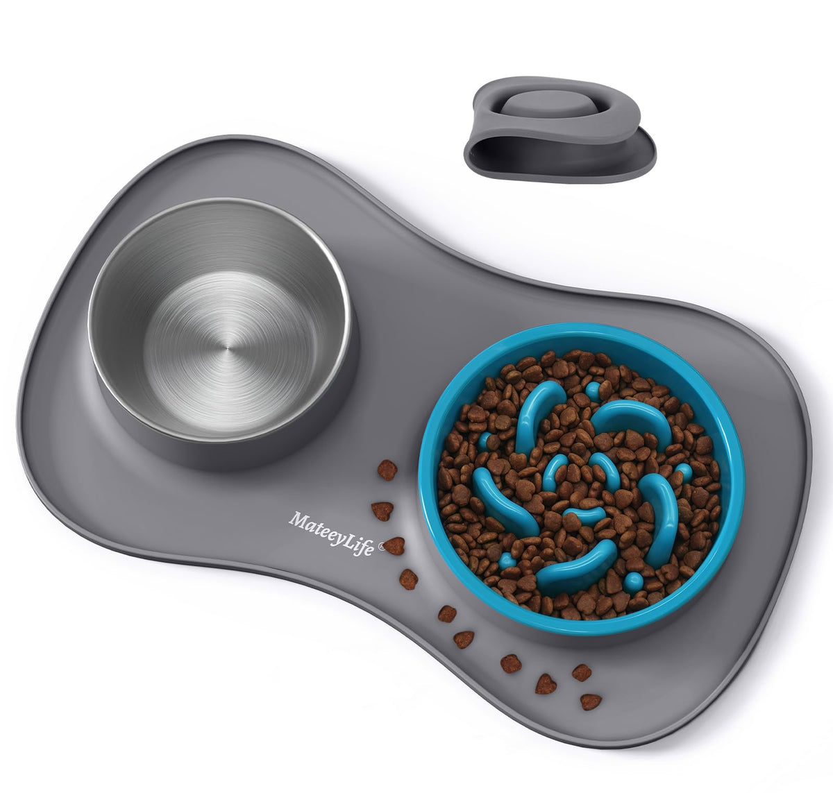 MateeyLife ensemble 3-en-1 pour repas et hydratation sûrs et propres.