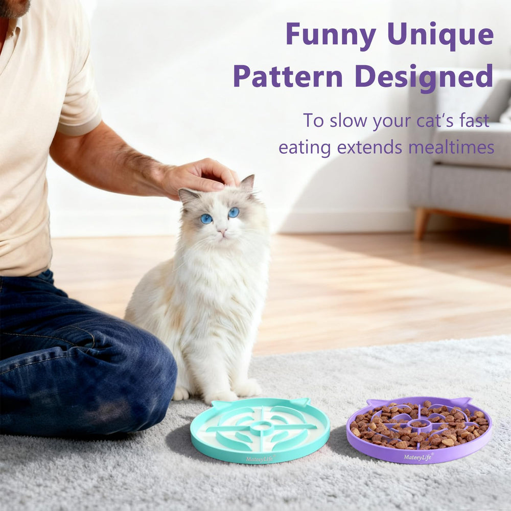Ensemble MateeyLife deux bols pour chat, pratique pour deux animaux.
