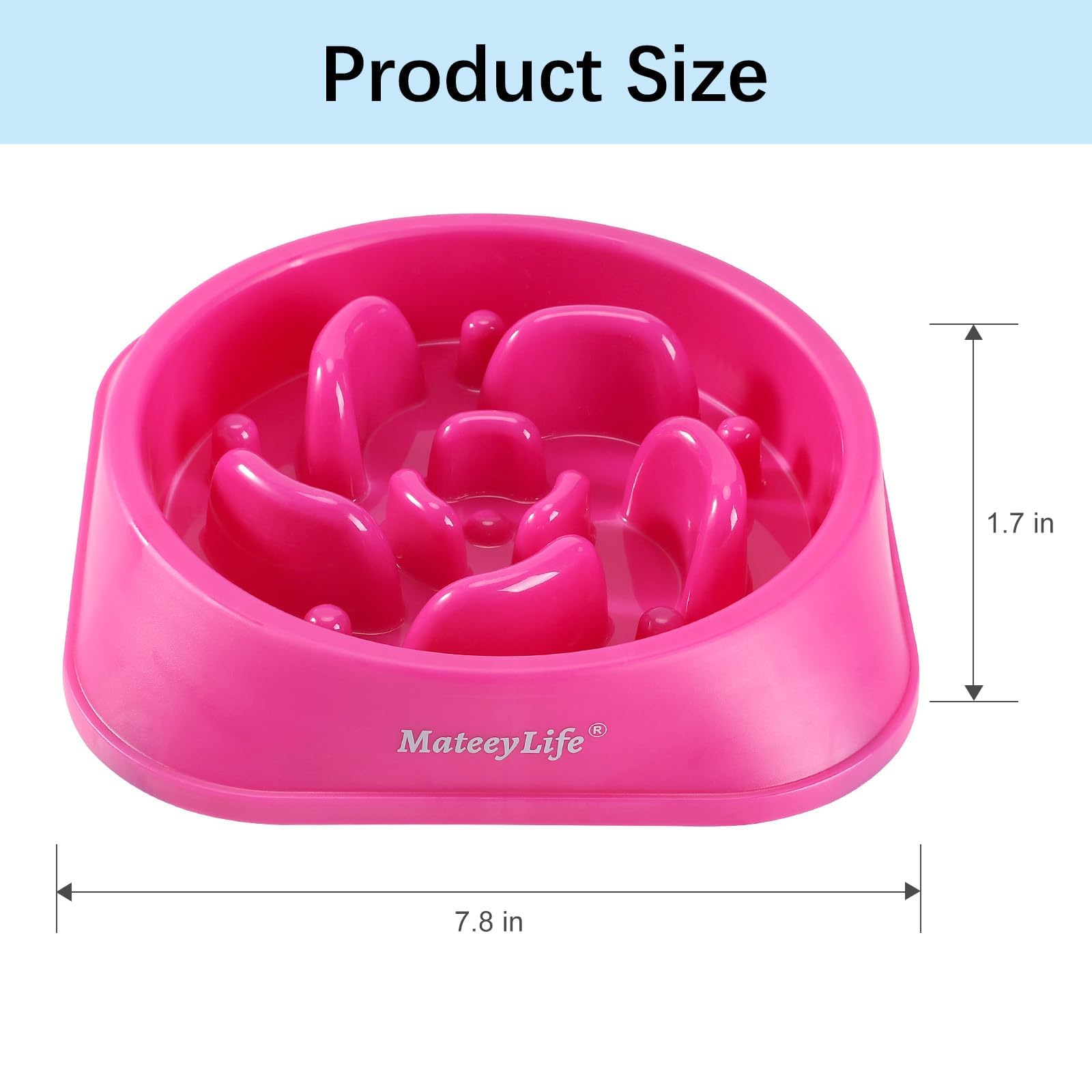 MateeyLife gamelle labyrinthe chien, encourage l'exploration et prolonge le temps de manger.