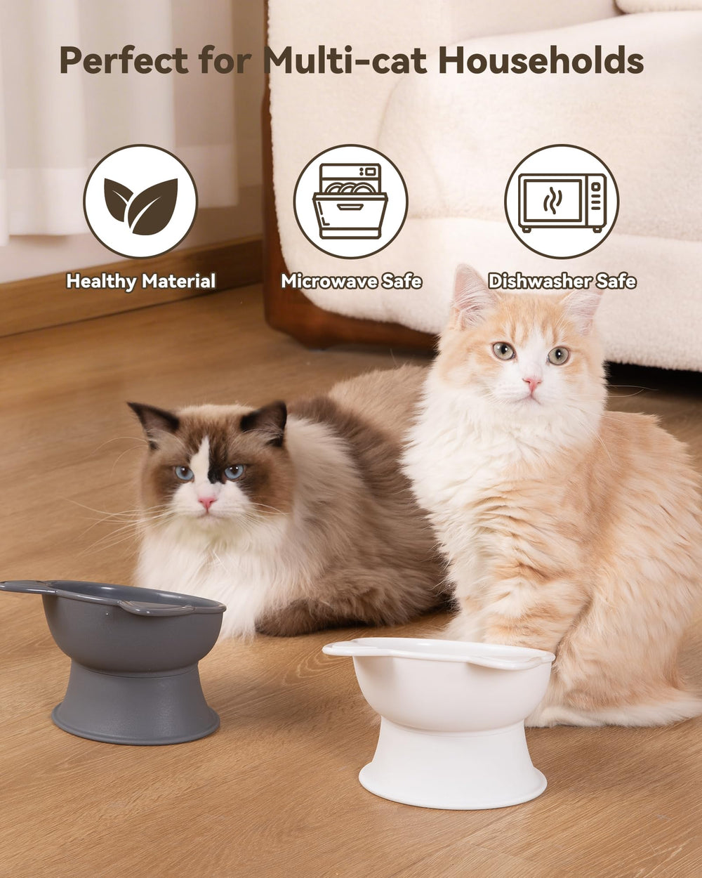 MateeyLife ensemble pour chats et petits chiens, maison harmonieuse.