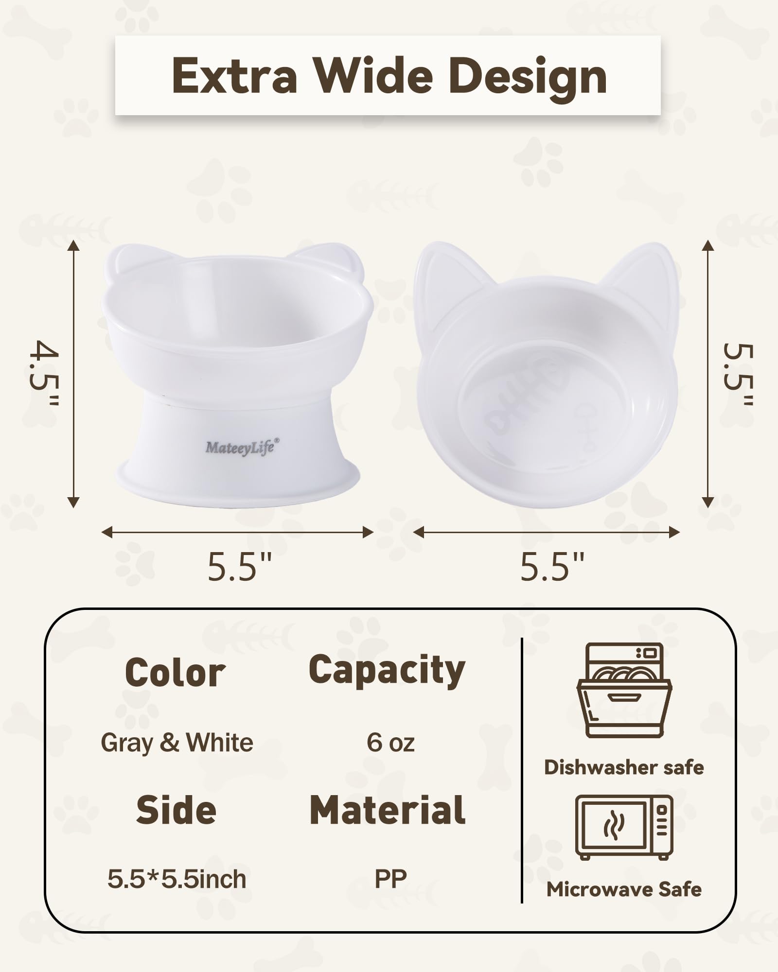MateeyLife facilité nettoyage, compatible lave-vaisselle.