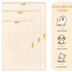 Tapis MateeyLife anti dérapant empêche le bol de bouger pendant le repas.