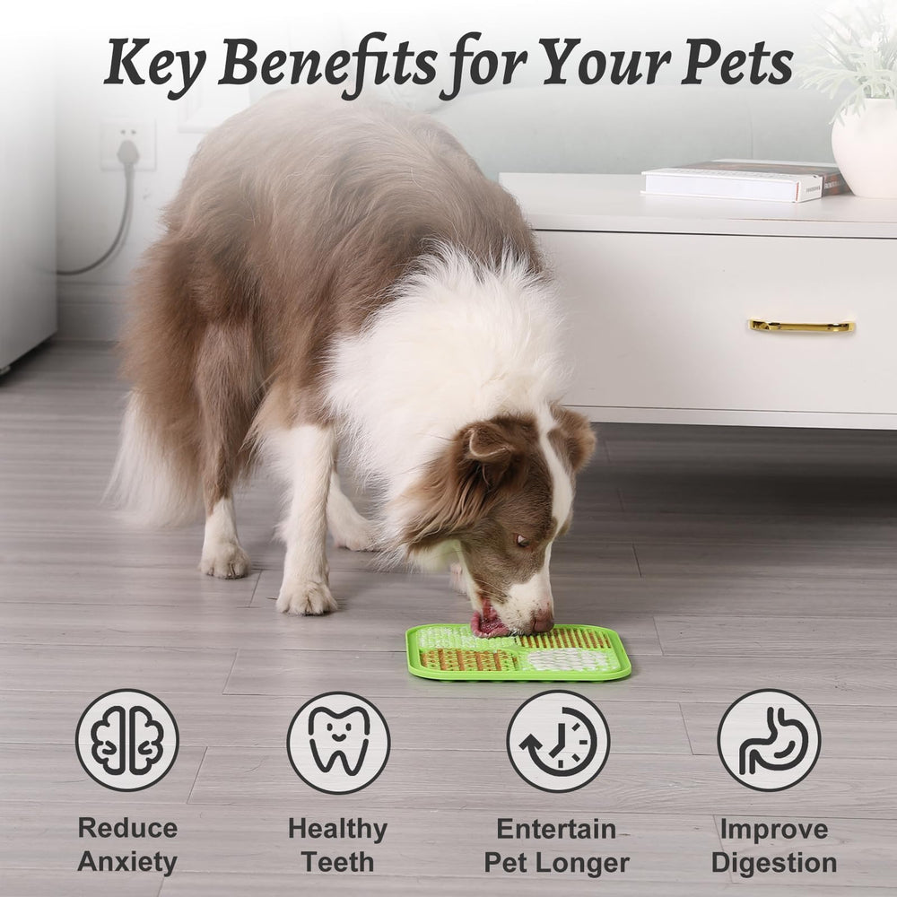MateeyLife tapis de léchage compatible congélateur, idéal pour textures froides et apaisement.