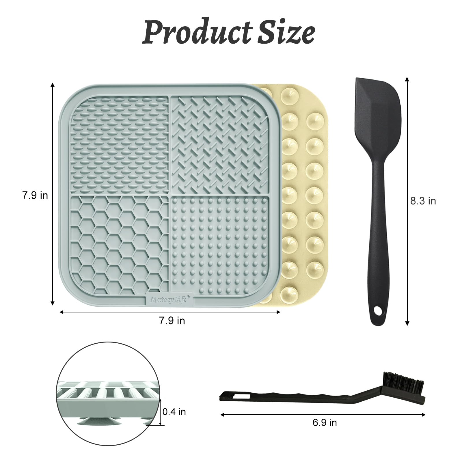 Utilisation du tapis MateeyLife pendant le bain et le toilettage.