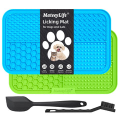 Tapis de léchage MateeyLife grand chien avec ventouses et stabilité.