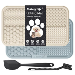 MateeyLife tapis de léchage pour chien grand modèle avec ventouses, stabilité lors des repas.