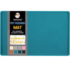 MateeyLife Tapis Nourriture Chat-Chien: protection étanche lors des repas