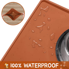 MateeyLife Tapis silicone lavable au lave-vaisselle pour un entretien rapide.
