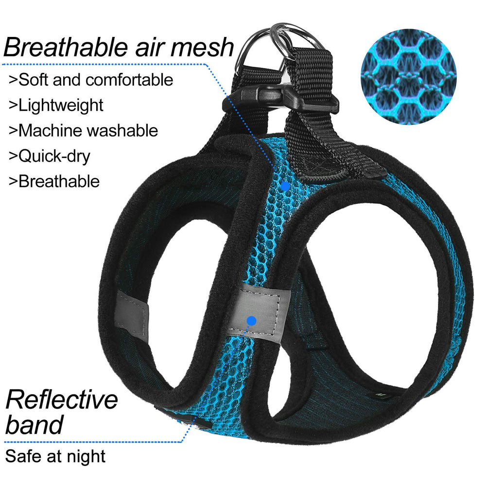 Harnais Matilor pour chien, mesh aérien respirant, idéal pour les balades.