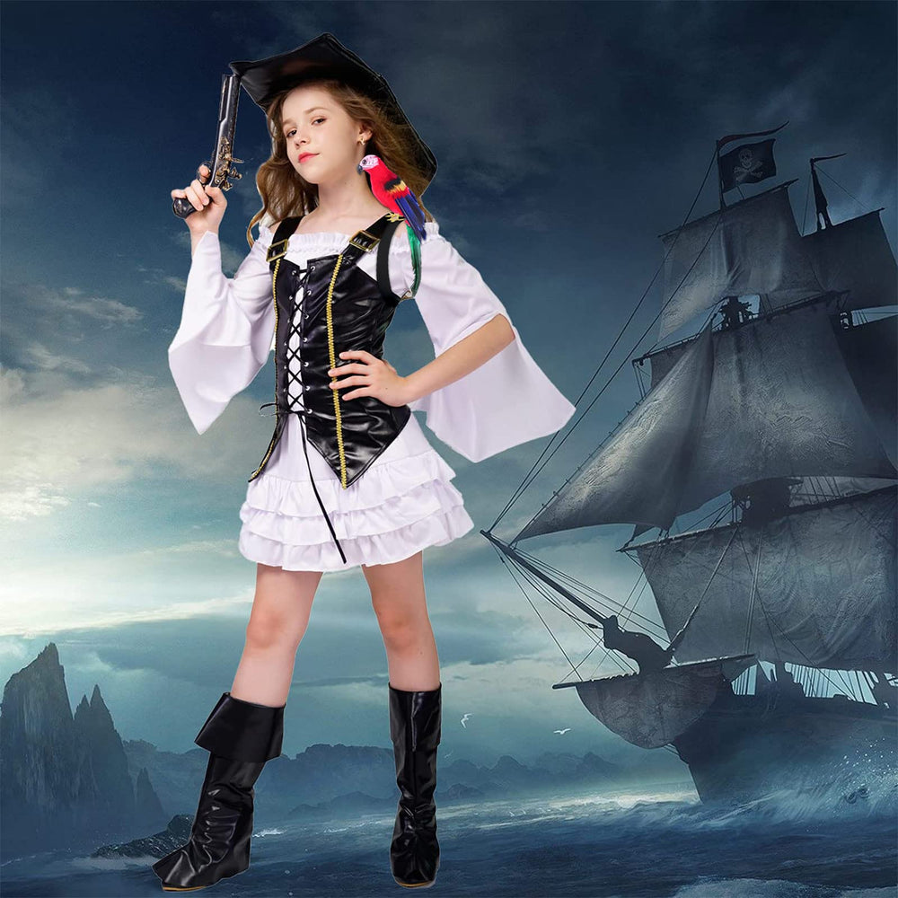Matiniy perroquet pirate sur scène – effet visuel crédible.