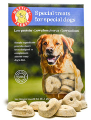 Boîte Mattie's Treats d'1 livre, récompense pratique pour chien.