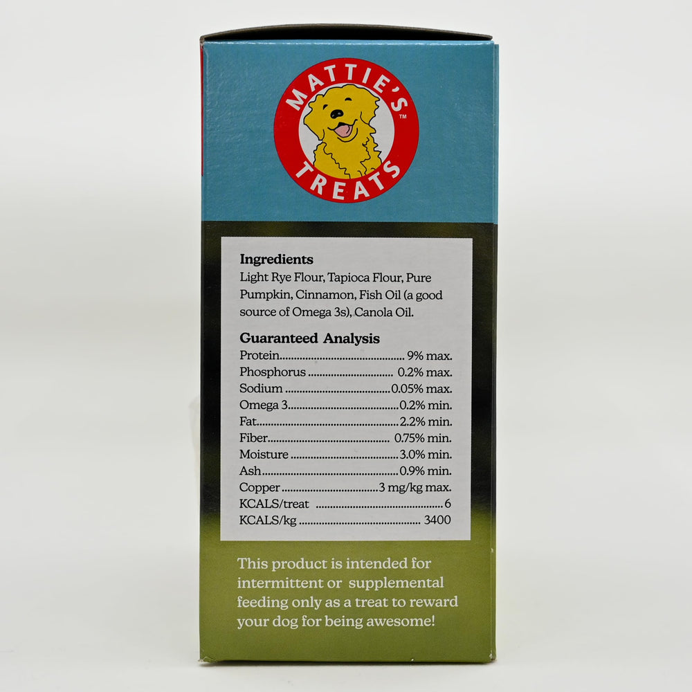 Friandises coeurs mini Mattie\'s Treats, petites bouchées savoureuses pour petits chiens.