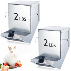 Maxcheck distributeur pour lapin avec couvercle haut préserve la propreté