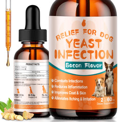 MaxHemp gouttes infection levure chien - bouteille pratique pour doser facilement et soulager l'inconfort.
