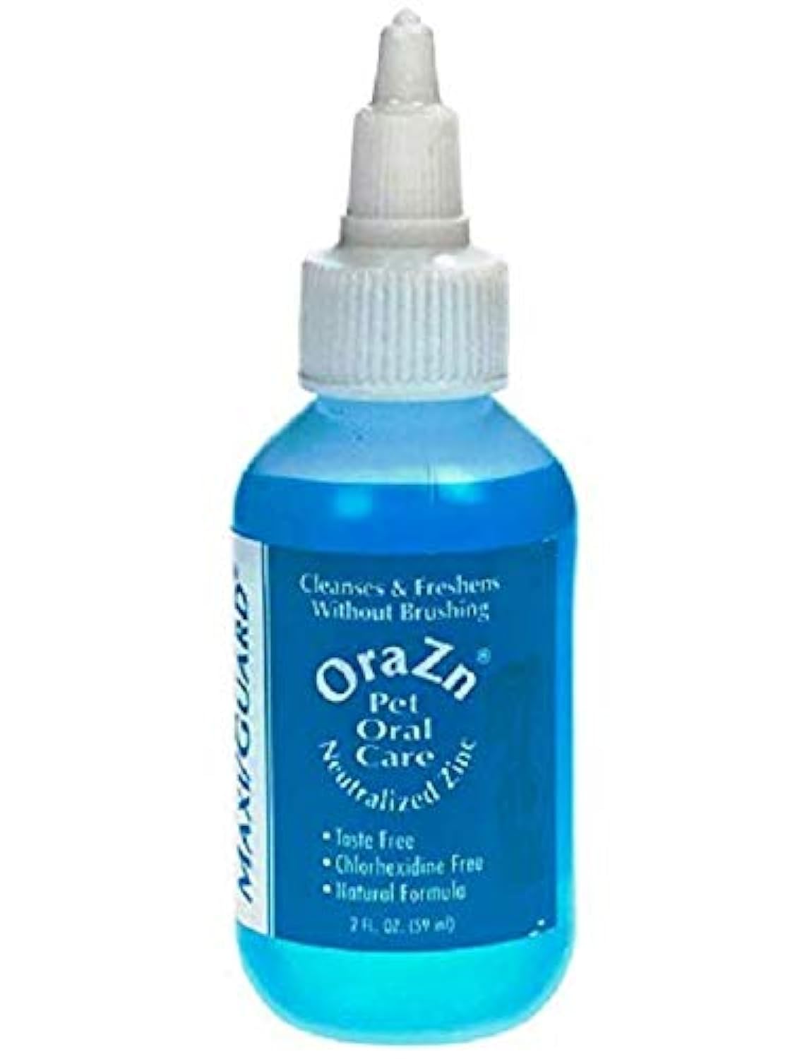 MaxiGuard OraZn gel dentaire pour chiens et chats, réduction de la plaque et haleine plus fraîche