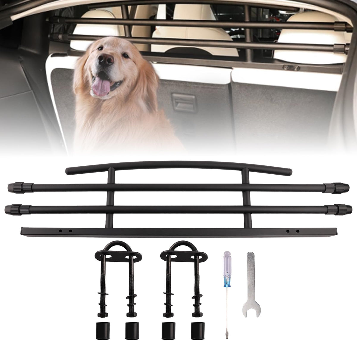 Barrière maXpeedingrods pour Tesla Modèle Y, ajustement précis et sans vibrations.