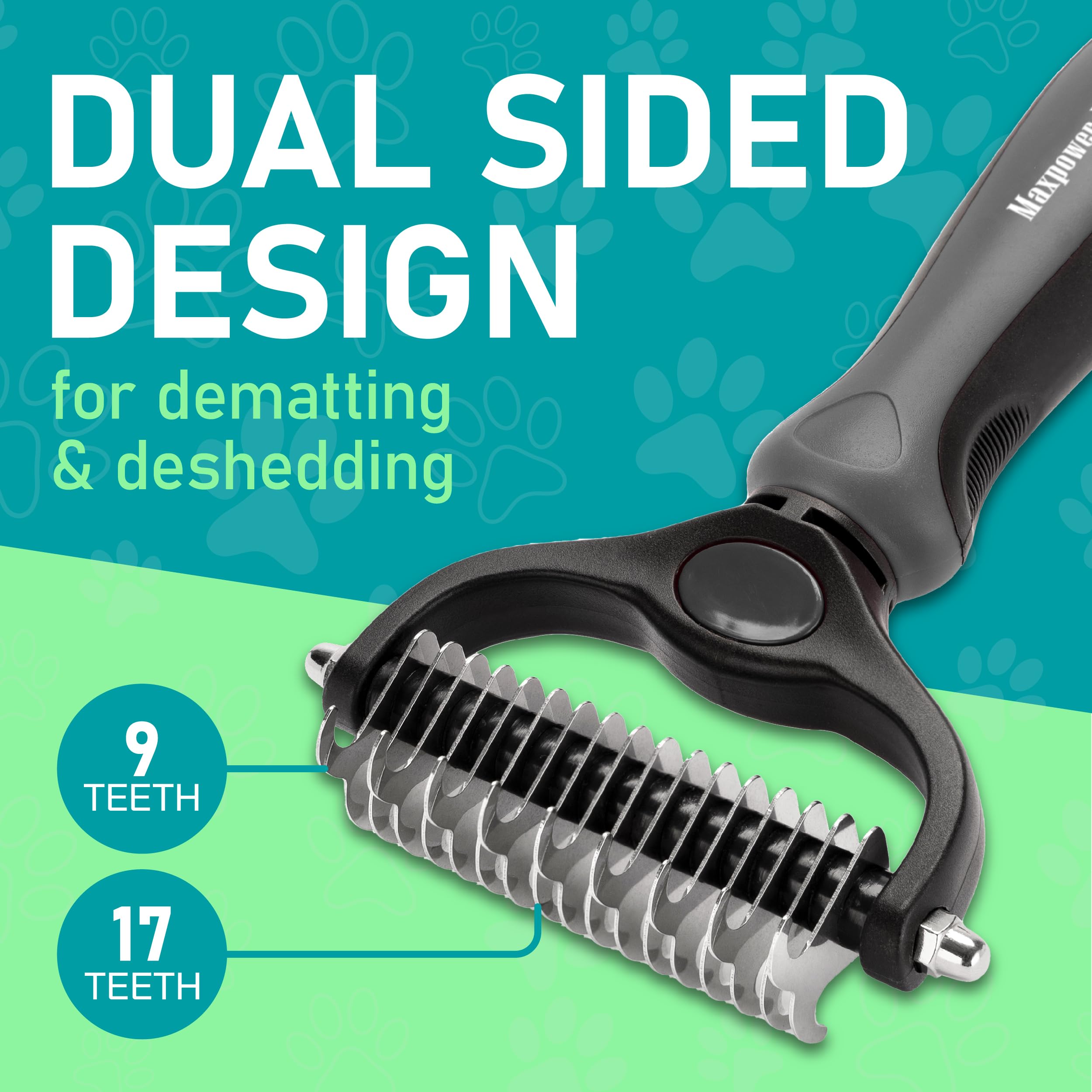Brosse Maxpower Planet à 9 dents pour démêler les nœuds tenaces.
