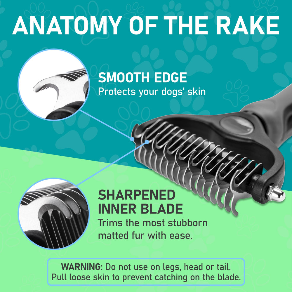 Brosse Maxpower Planet adaptée au pelage dense et double couche.