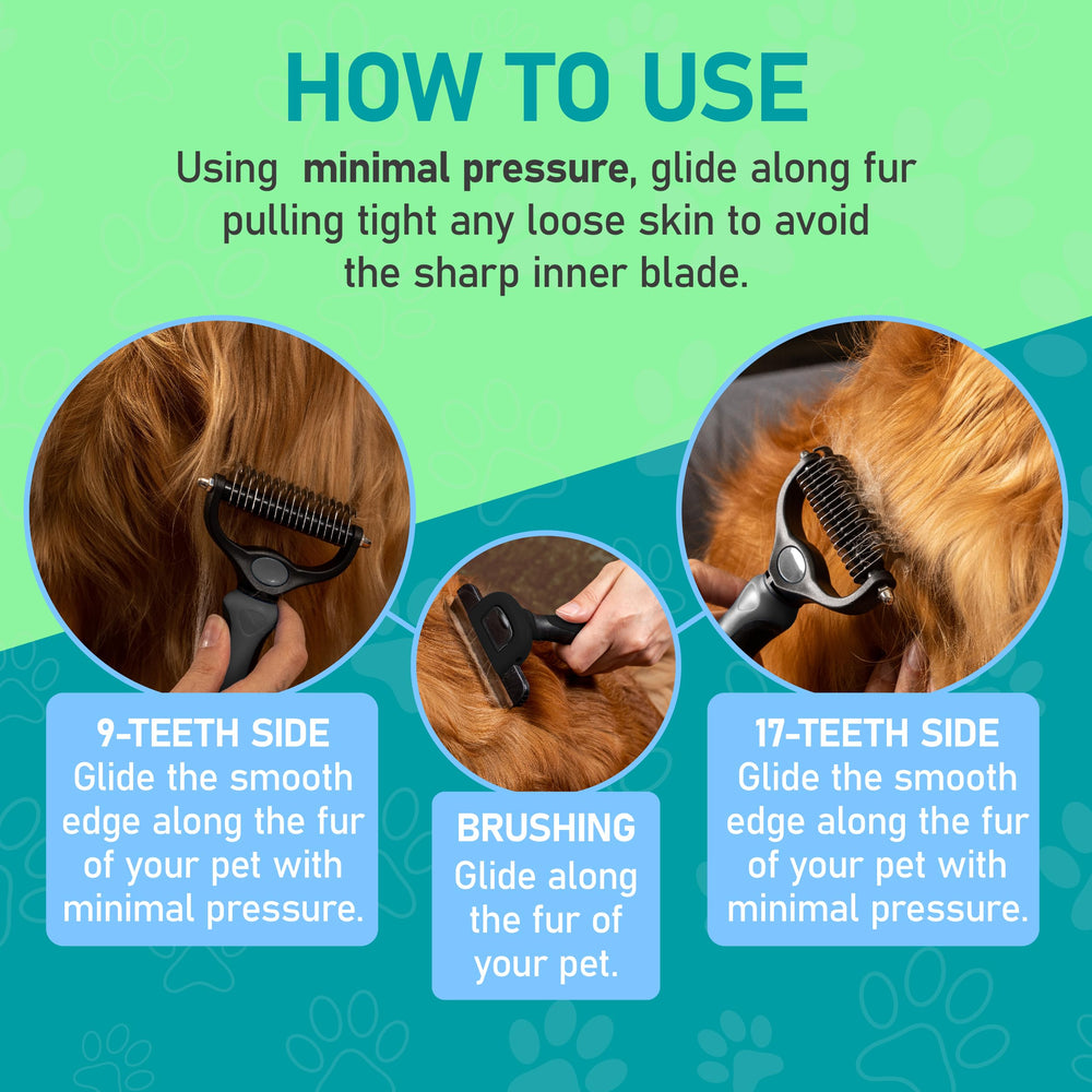 Brosse Maxpower Planet idéale pour chiens et chats au pelage épais.